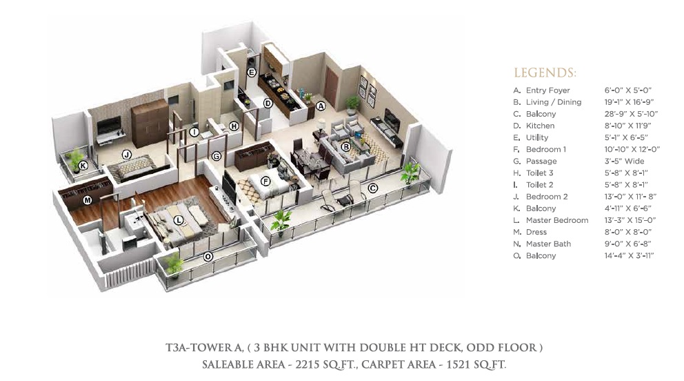 Tata Grand Residences Floor Plan