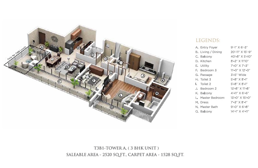 Tata Grand Residences Floor Plan