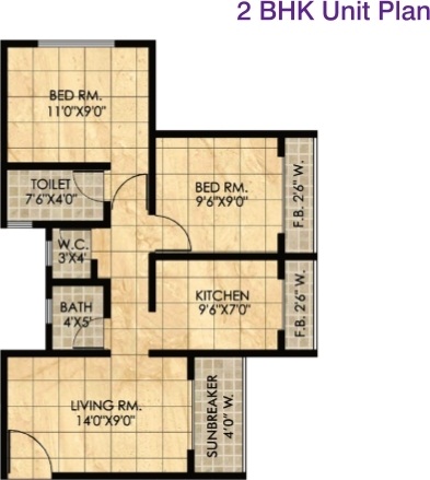 Panvelkar Homes II Floor Plan