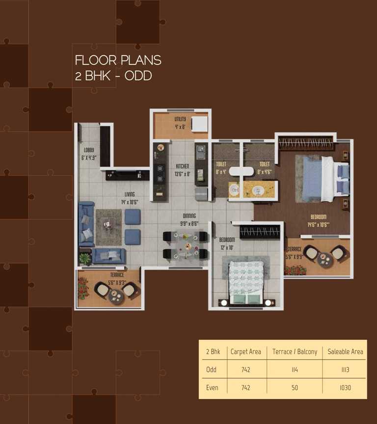 Atul Nilaya Homes Floor Plan