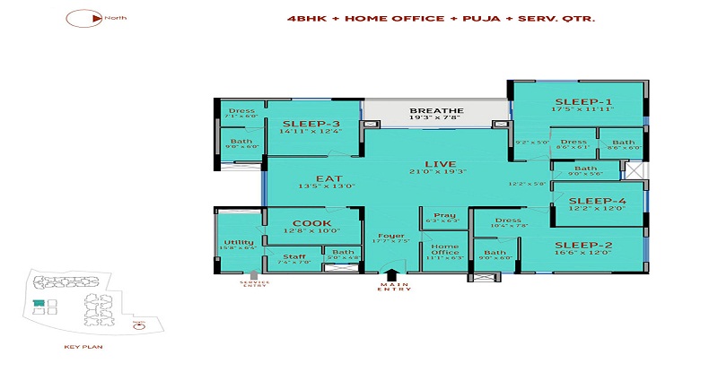 Divyasree 77 Place Floor Plan