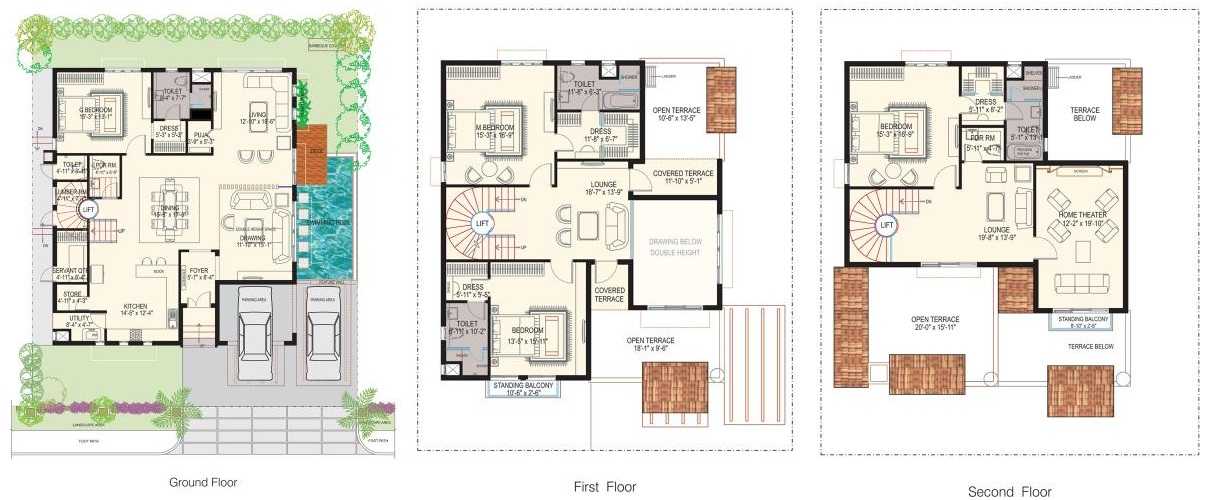 Divyasree Orion Villas Floor Plan