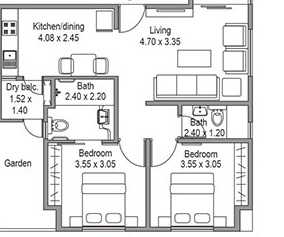 Paranjape Athashri Xion Floor Plan