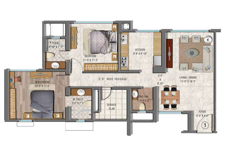 Transcon Auris Serenity Floor Plan
