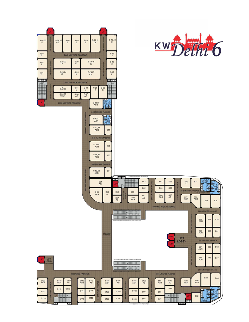 KW Delhi 6 Floor Plan
