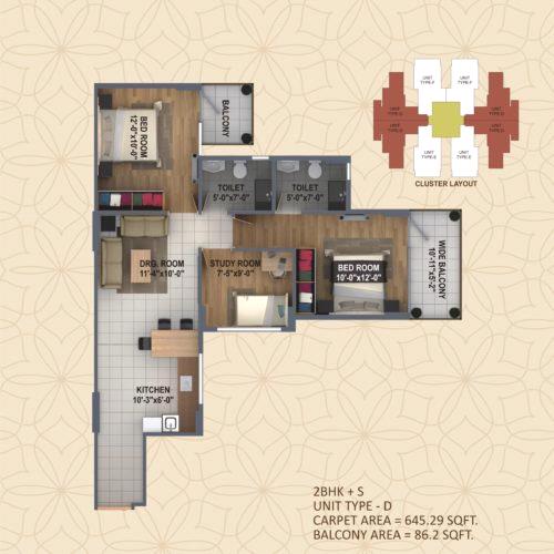 ROF Ananda Floor Plan