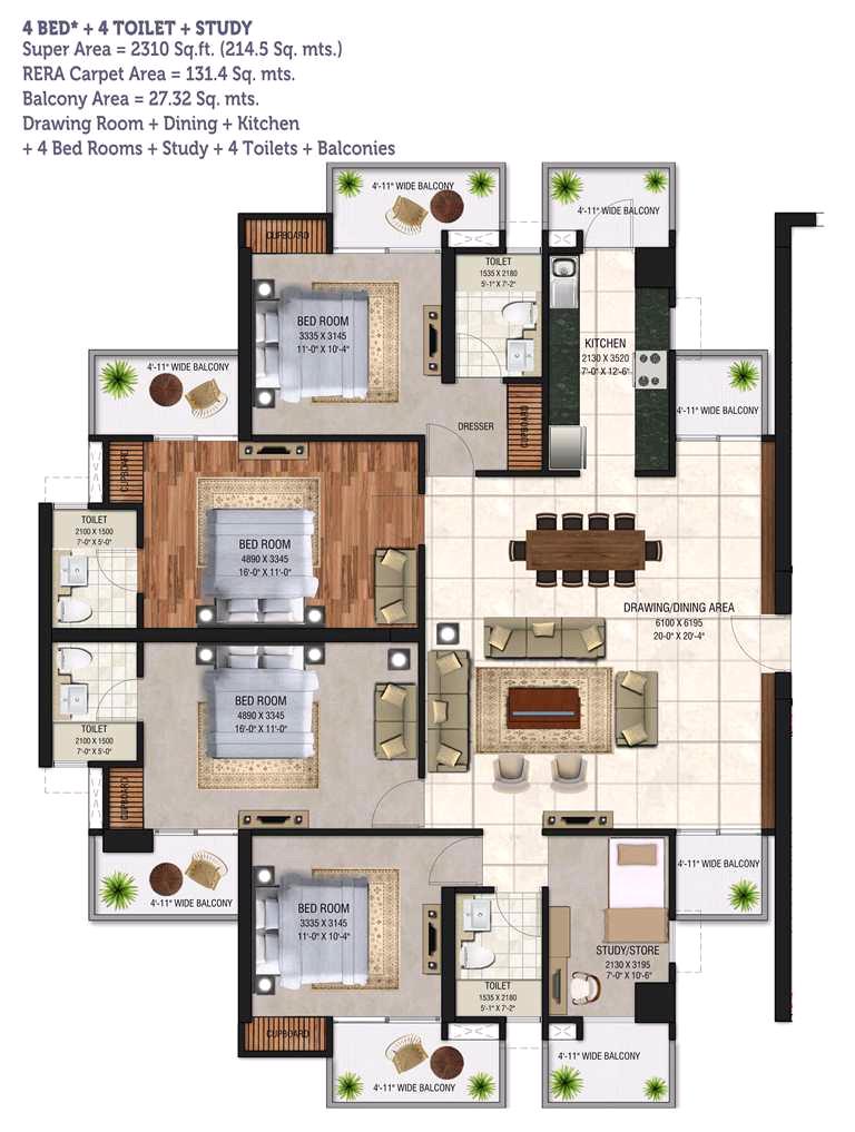Express One Floor Plan
