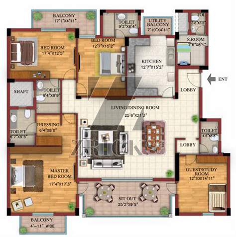 DLF Select Homes Floor Plan