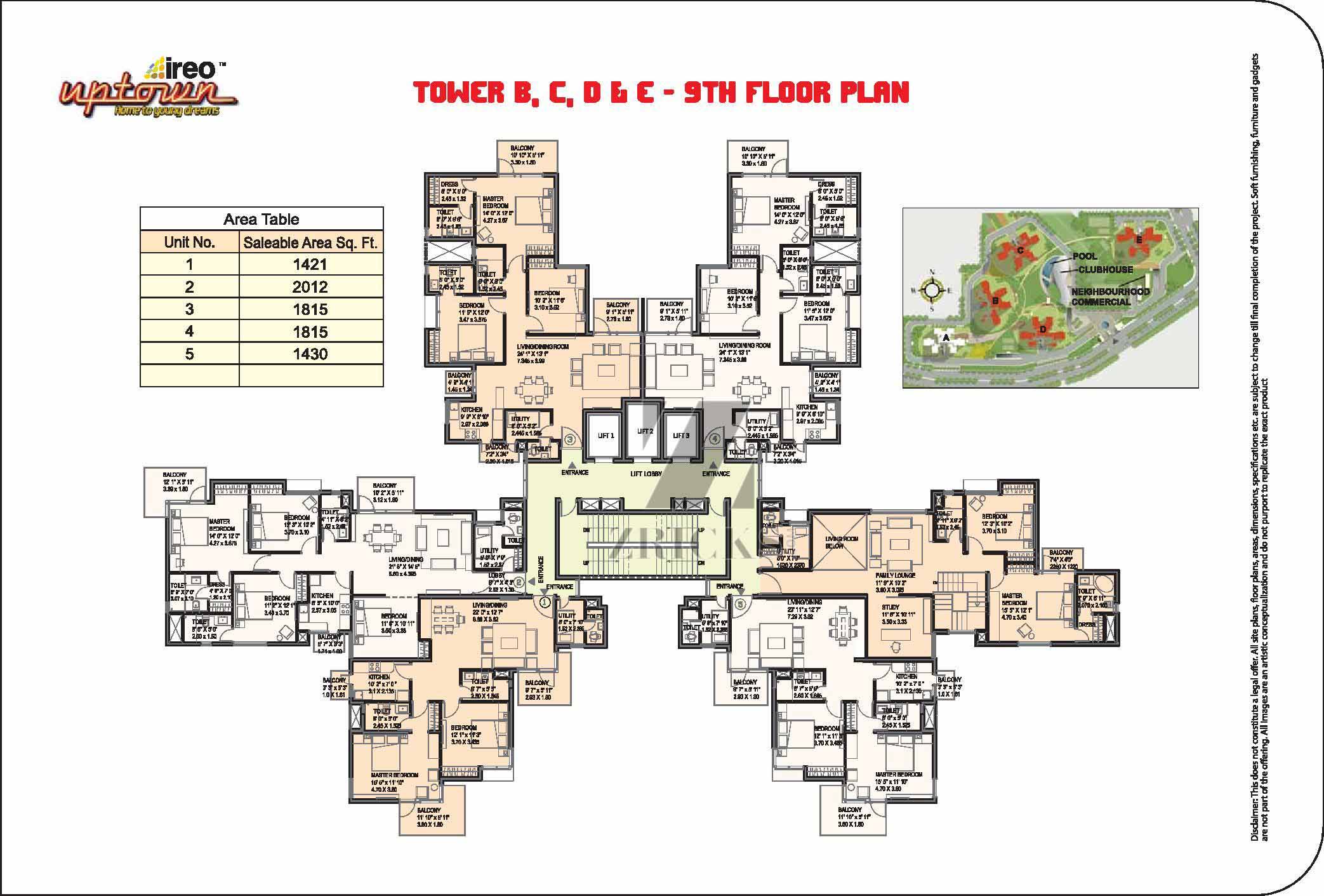 Ireo Uptown Floor Plan