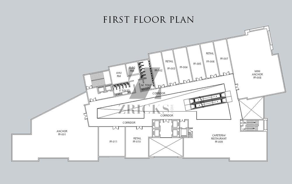 Emaar The Palm Springs Plaza Floor Plan