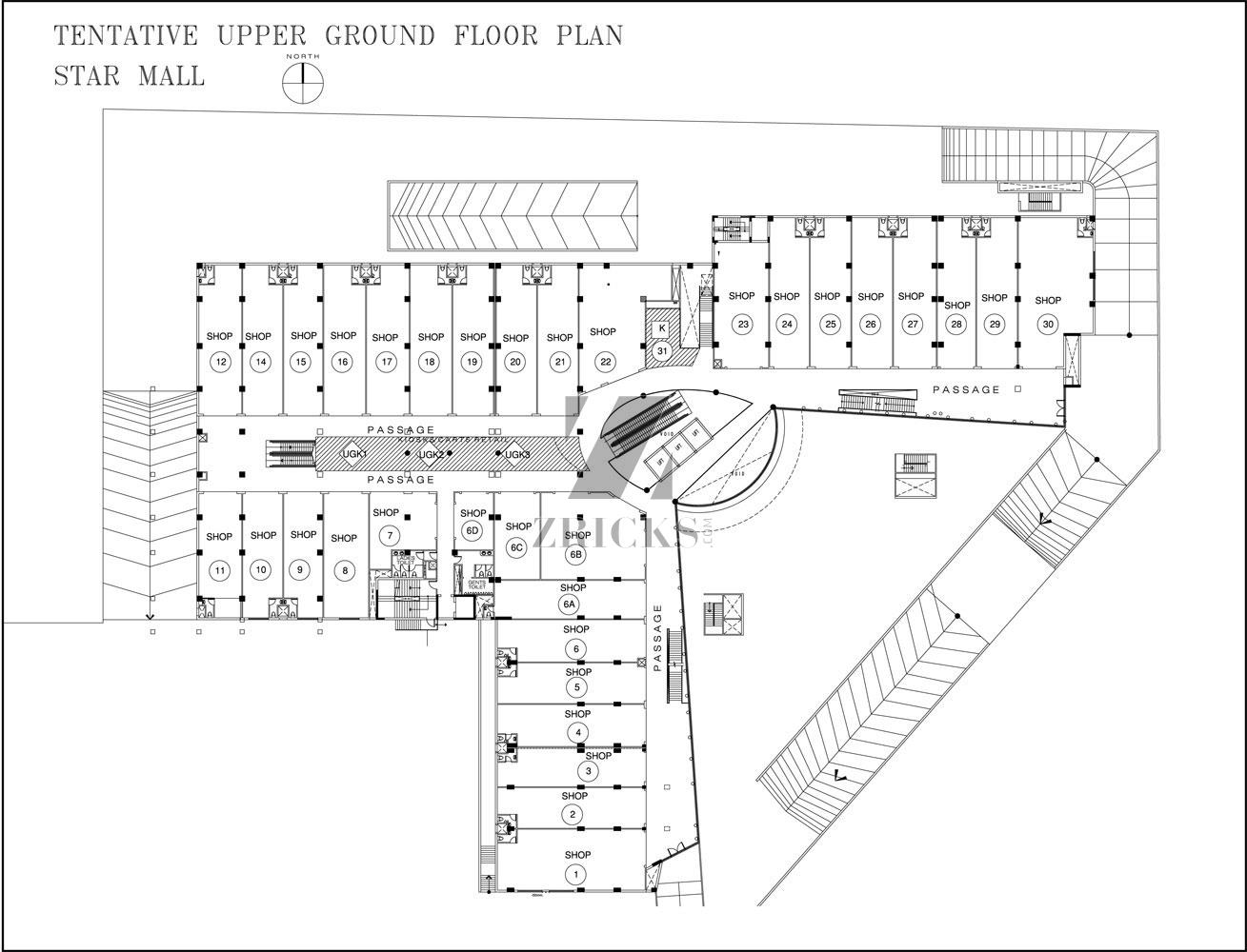 DLF Star Mall Floor Plan