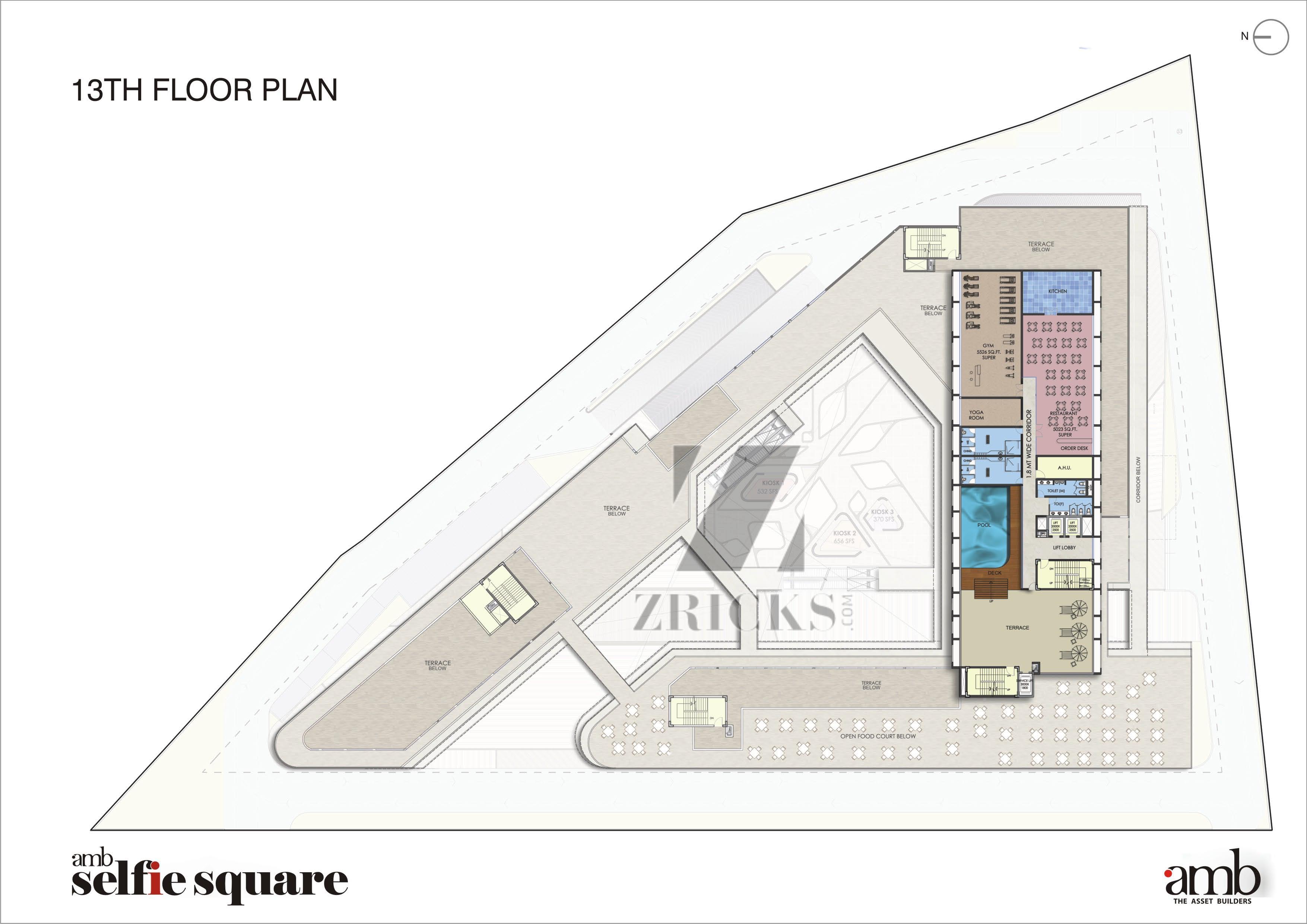 AMB Selfie Square Floor Plan