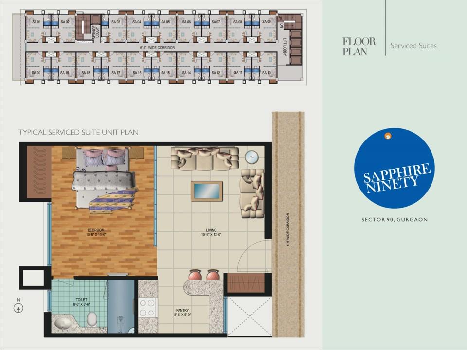 Ameya Sapphire Ninety Floor Plan