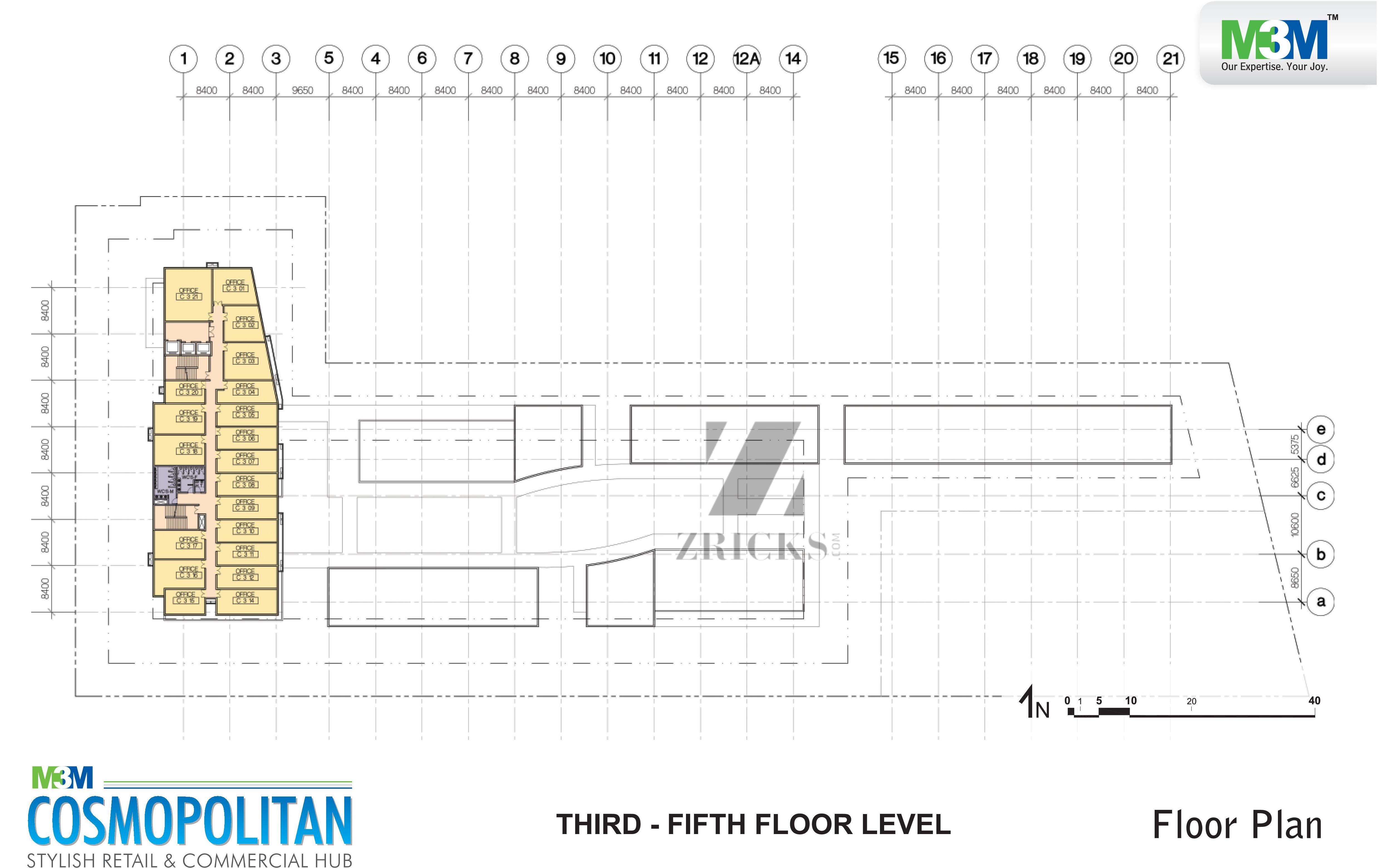 M3M Cosmopolitan Floor Plan