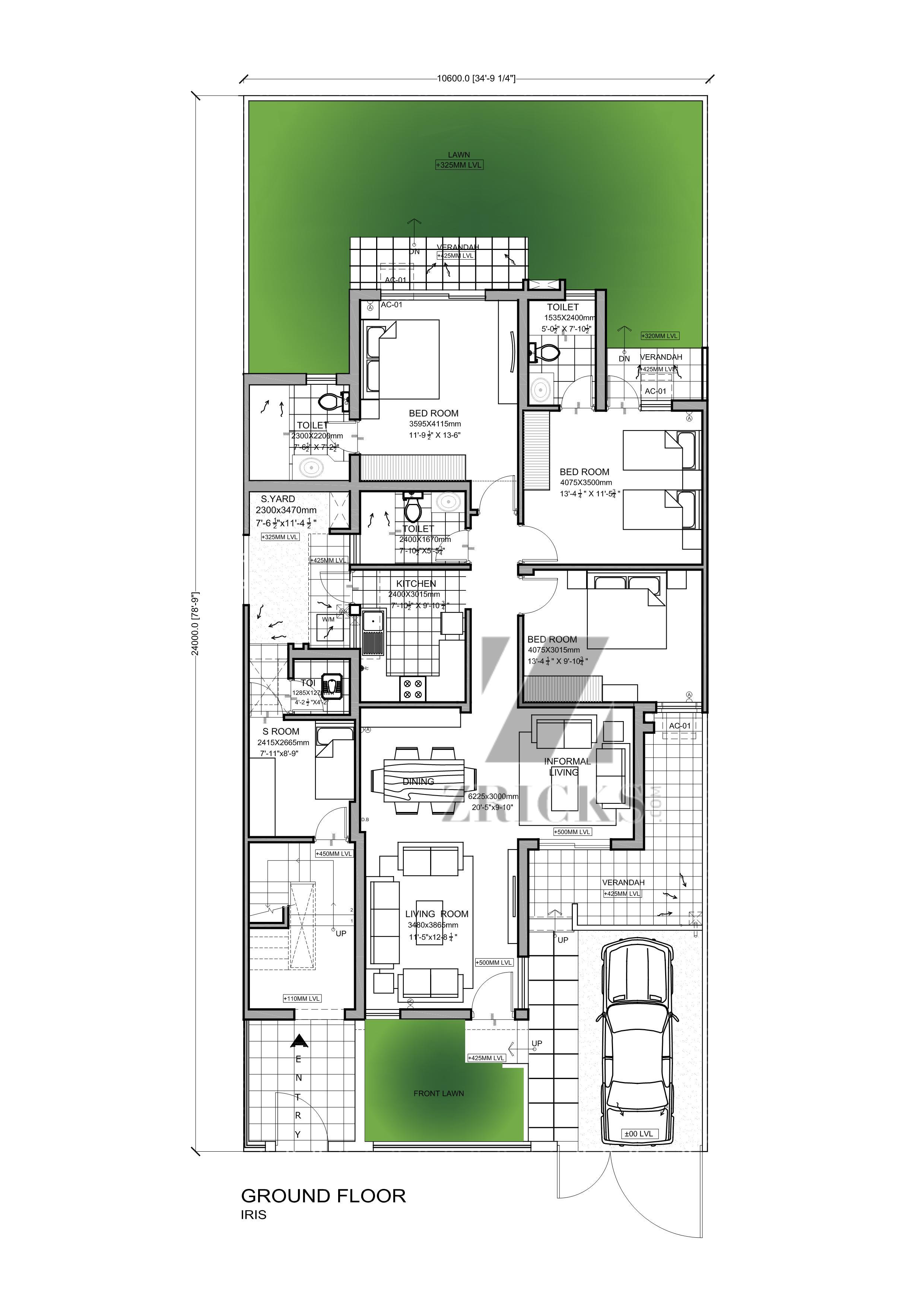 Vatika Iris Floors Floor Plan