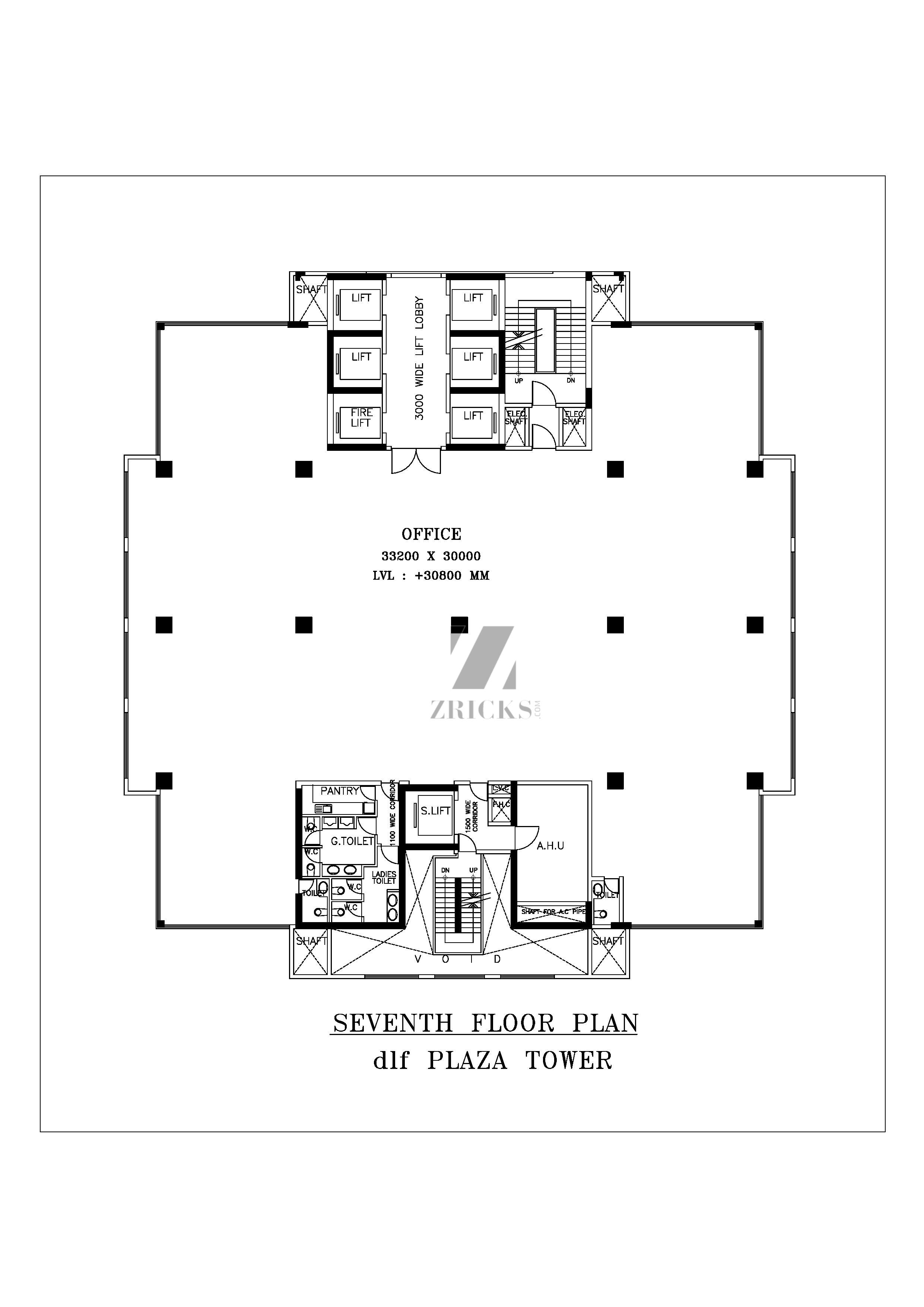 DLF Plaza Tower Floor Plan