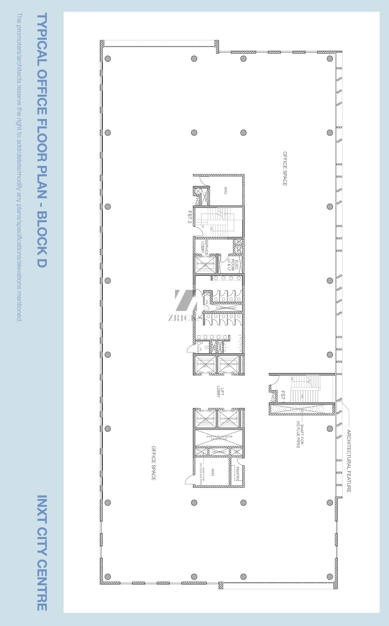 Vatika INXT City Centre Floor Plan