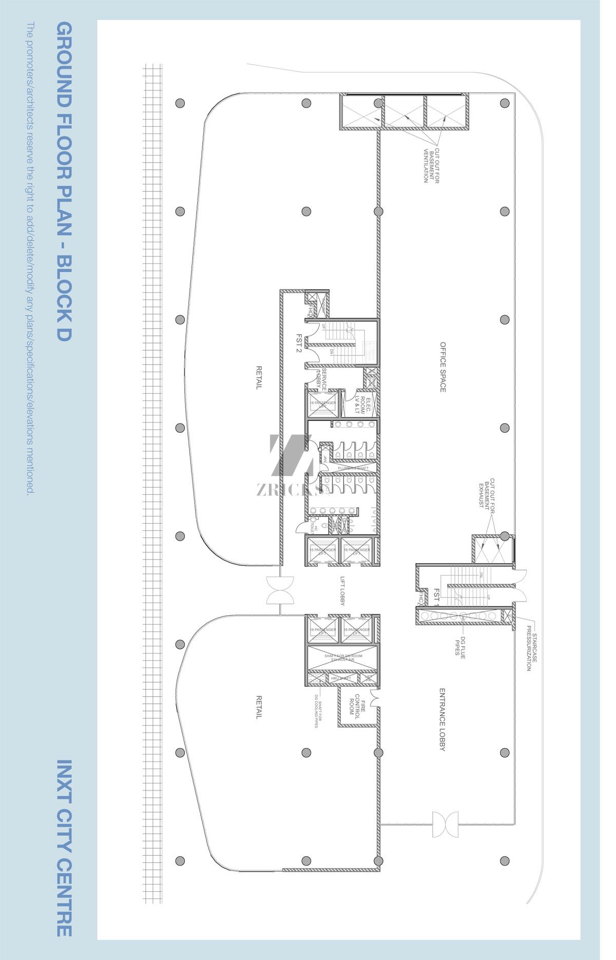 Vatika INXT City Centre Floor Plan