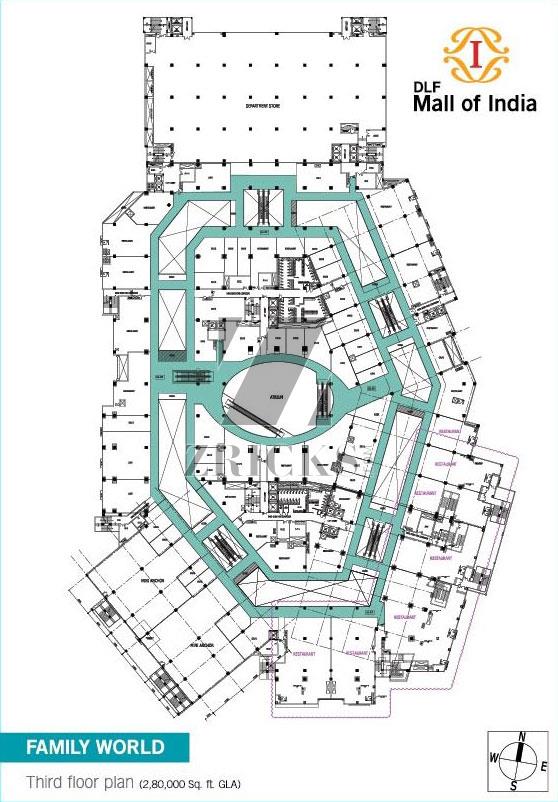 DLF Mall of India Floor Plan