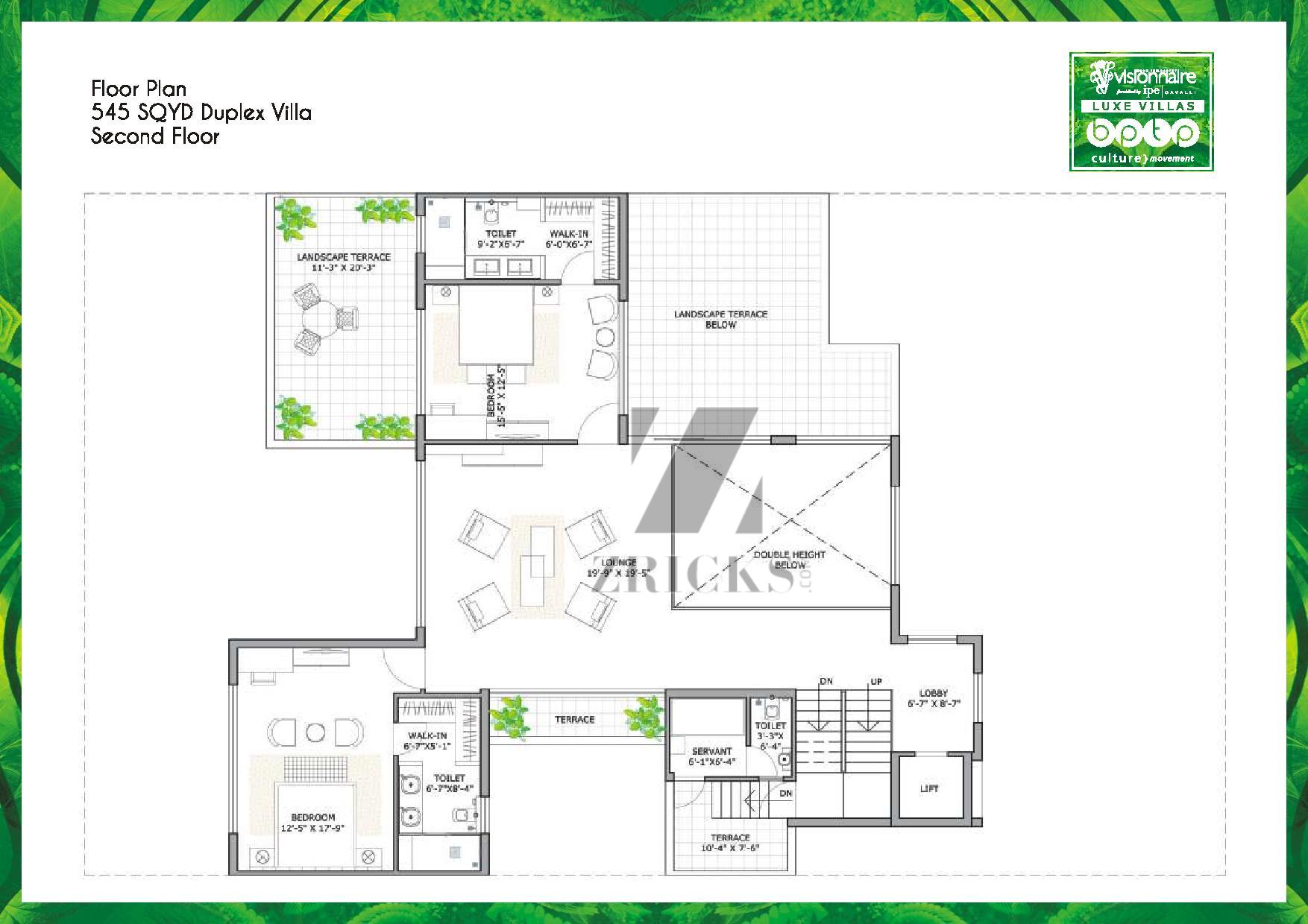BPTP Visionnaire Luxe Villas Floor Plan