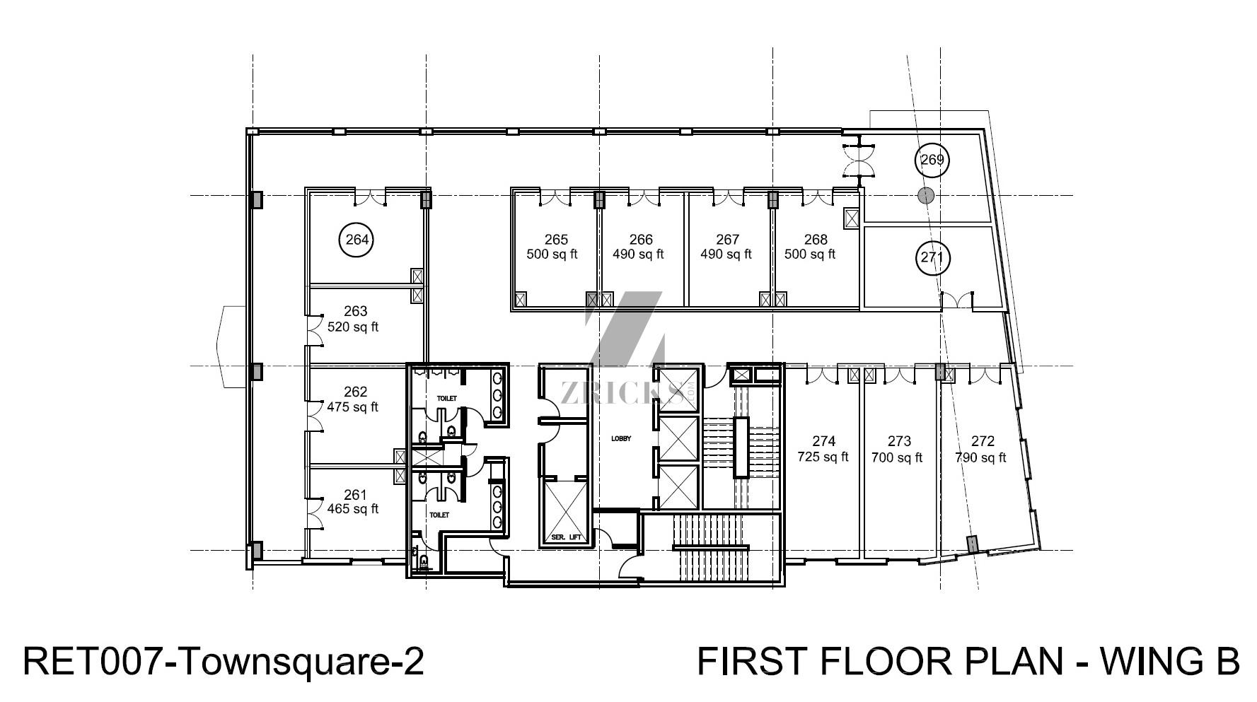 Vatika Town Square 2 Floor Plan