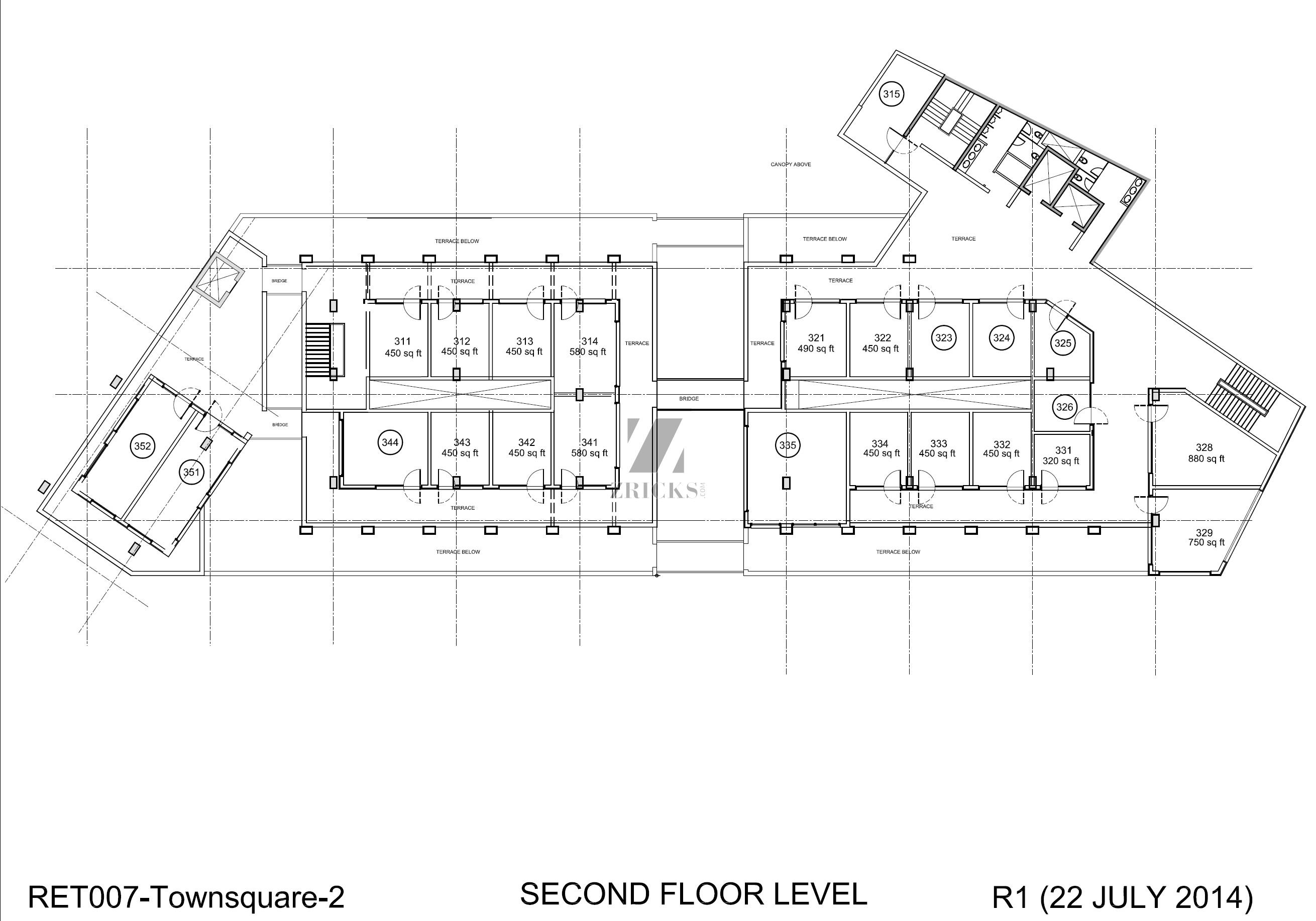 Vatika Town Square 2 Floor Plan