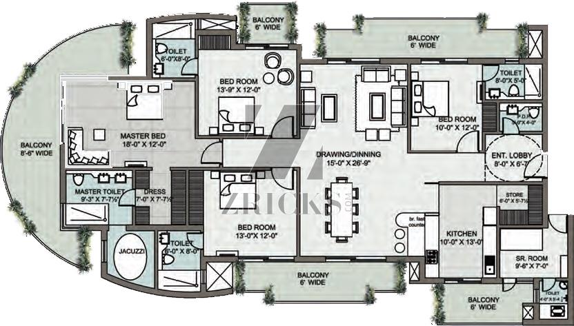Supertech Araville Floor Plan