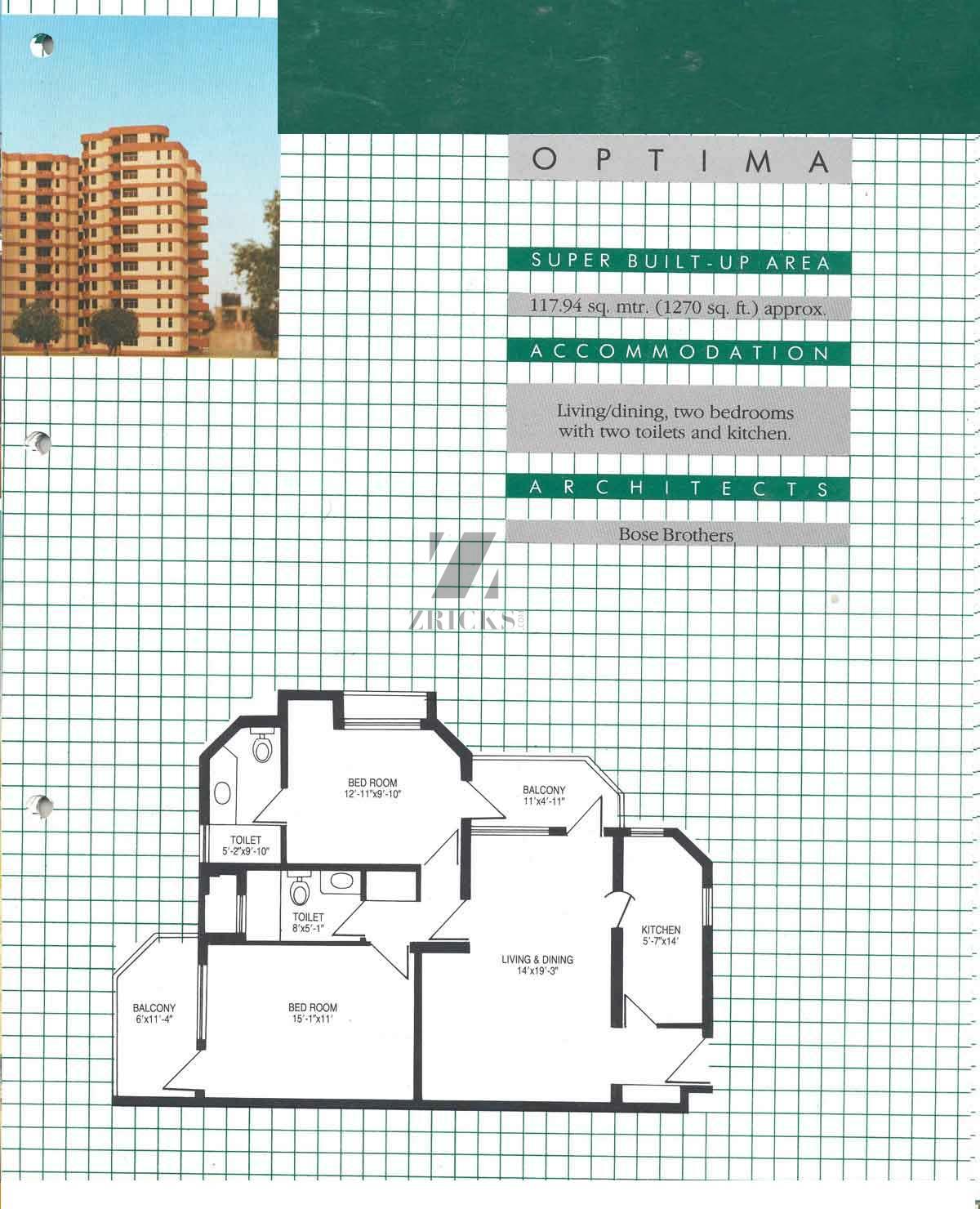 DLF Silver Oaks Floor Plan