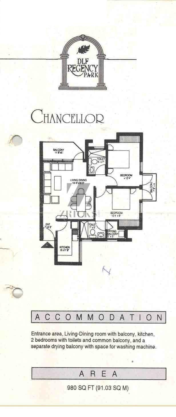 DLF The Regency Park II Floor Plan