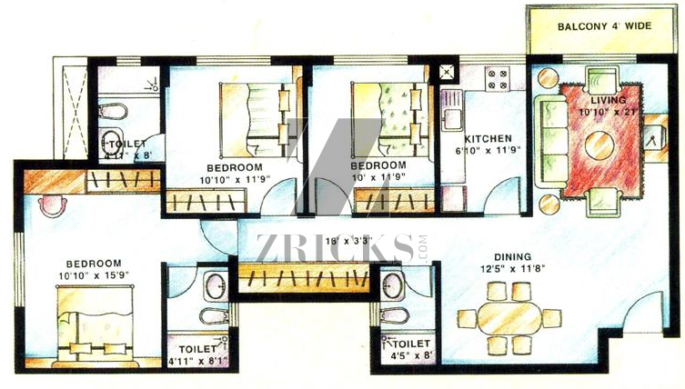 DLF Wellington Estate Floor Plan