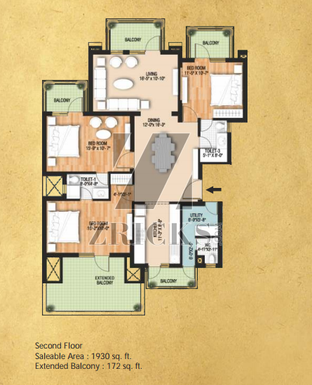 Raheja Vedaanta Floors Floor Plan