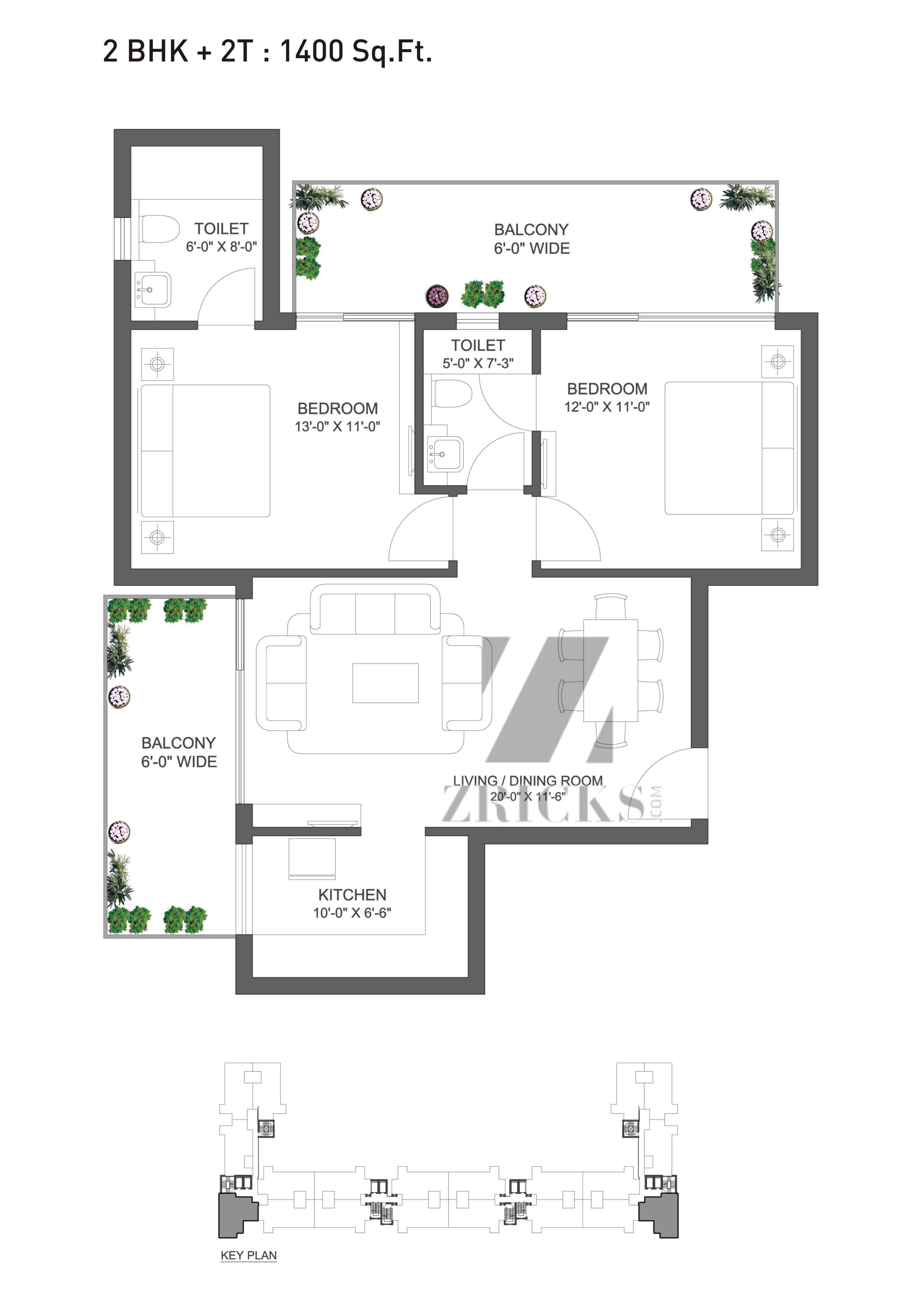 BPTP Park Sentosa Floor Plan