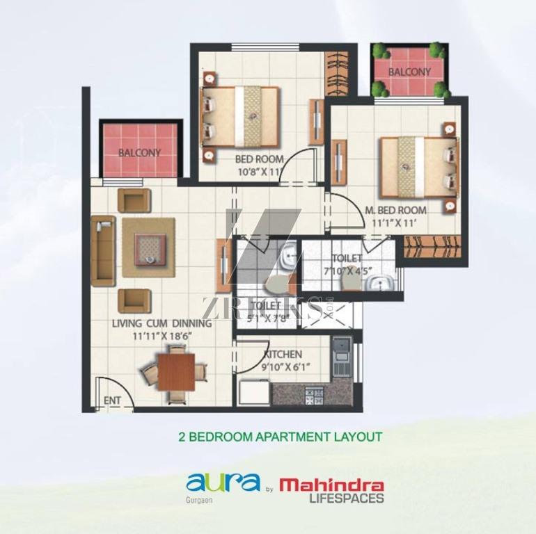 Mahindra Aura Floor Plan