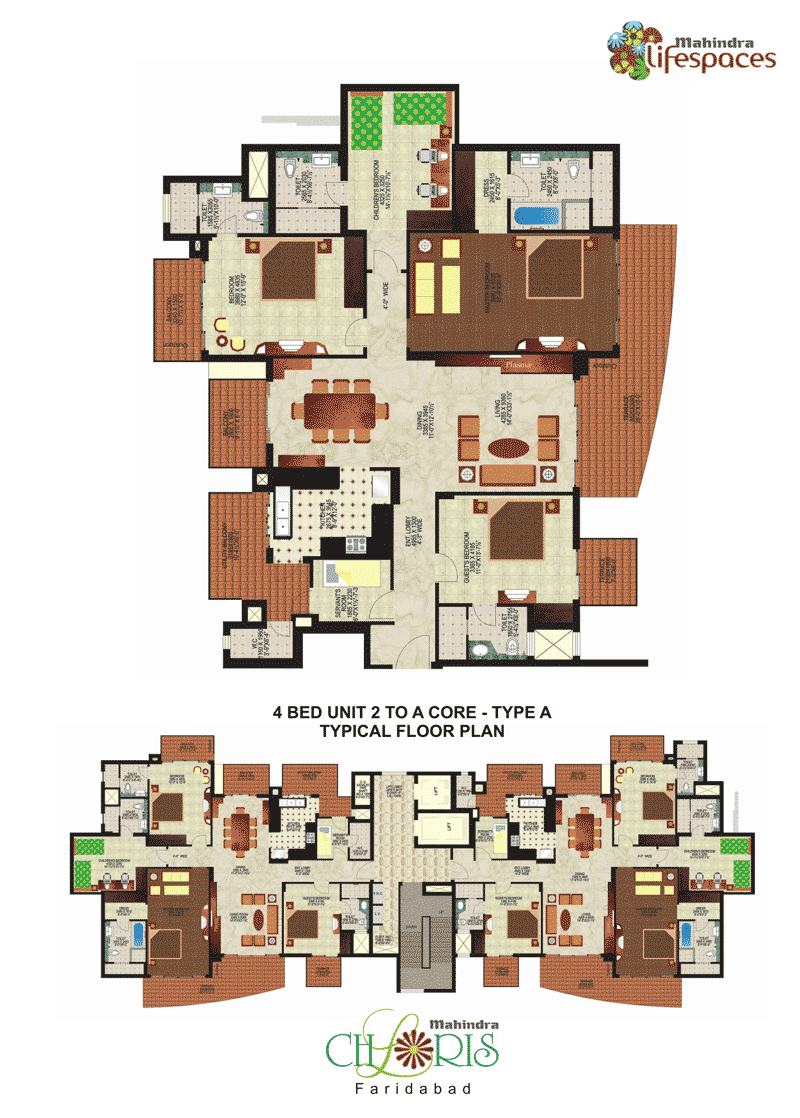 Mahindra Chloris Floor Plan