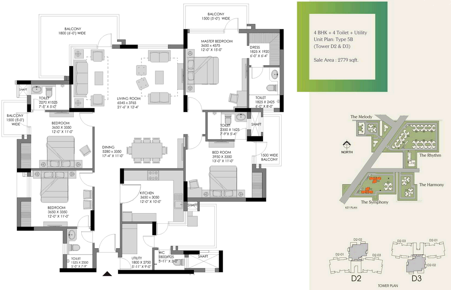 Experion The Heartsong Floor Plan