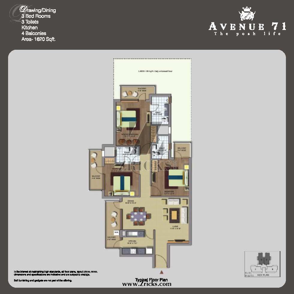 CHD Avenue 71 Floor Plan