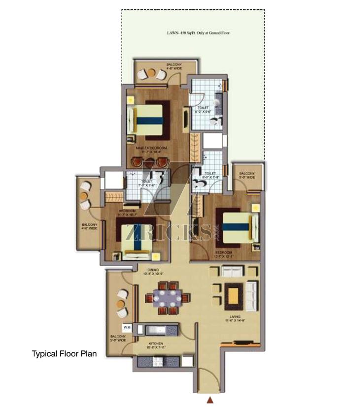 CHD Avenue 71 Floor Plan