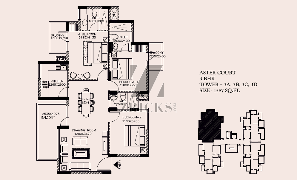 Orris Aster Court Floor Plan