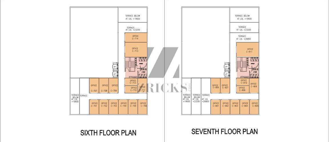 Raheja Expo Mall and Trade Tower Floor Plan