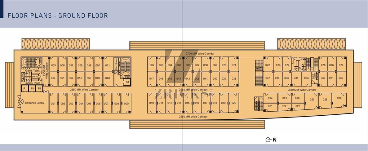 Unitech Nirvana Courtyard II Floor Plan