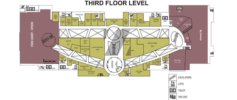 Unitech The Great India Place Floor Plan