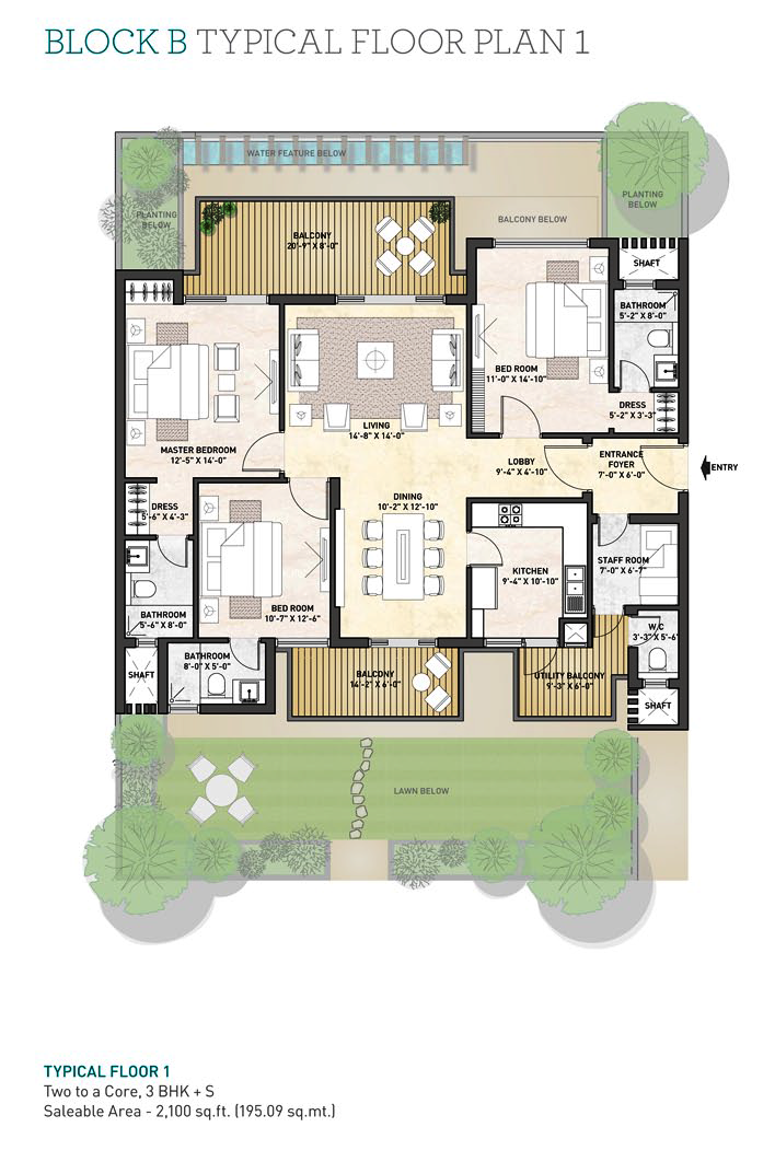 Puri Diplomatic Greens Phase 1 Floor Plan