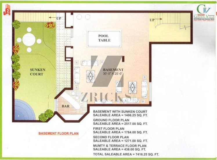 Parsvnath Green Ville Floor Plan