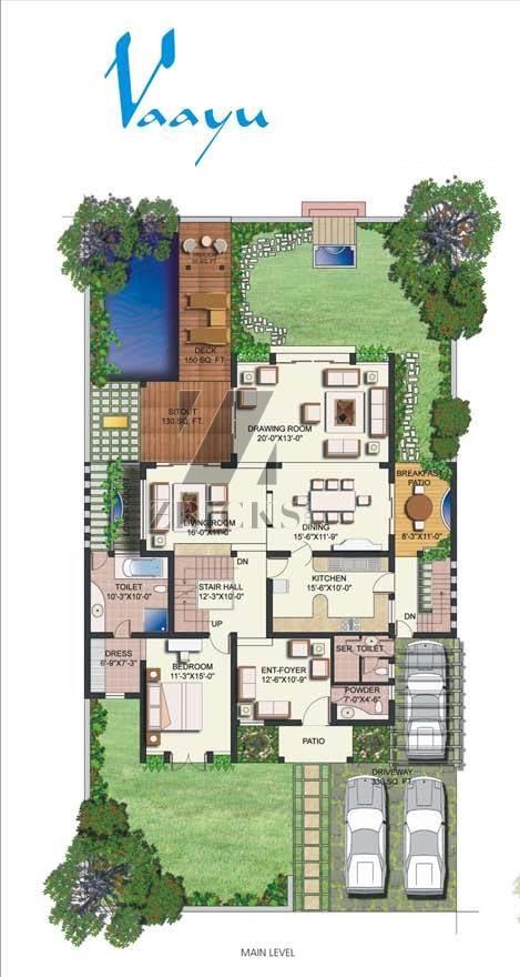Vipul Tatvam Villas Floor Plan