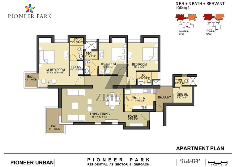 Pioneer Park Floor Plan