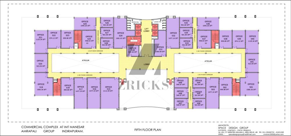 Amrapali Corporate Hub Floor Plan