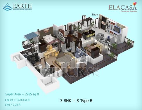 Earth Elacasa Floor Plan