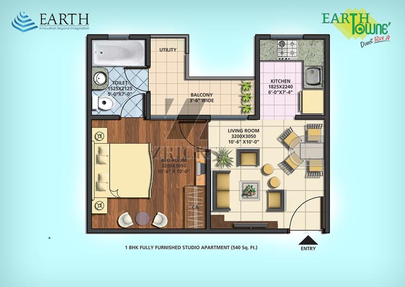 Earth Towne Floor Plan