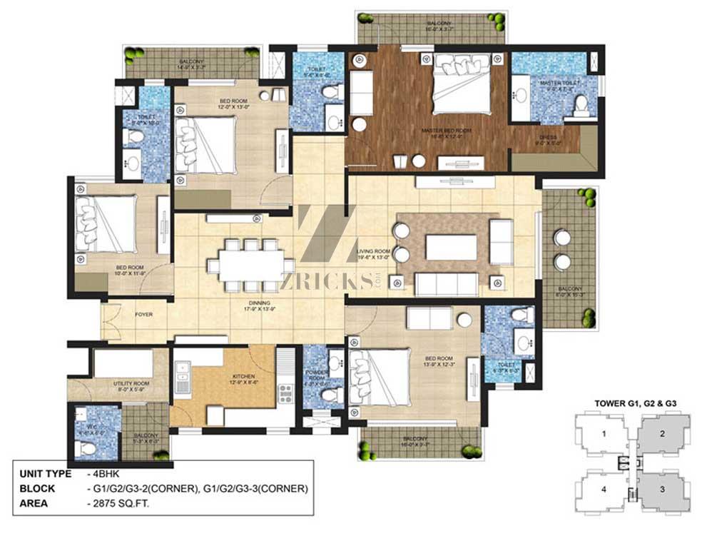 Indiabulls Centrum Park Floor Plan