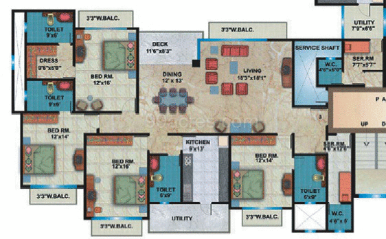 Assotech Shipra Suncity Floor Plan